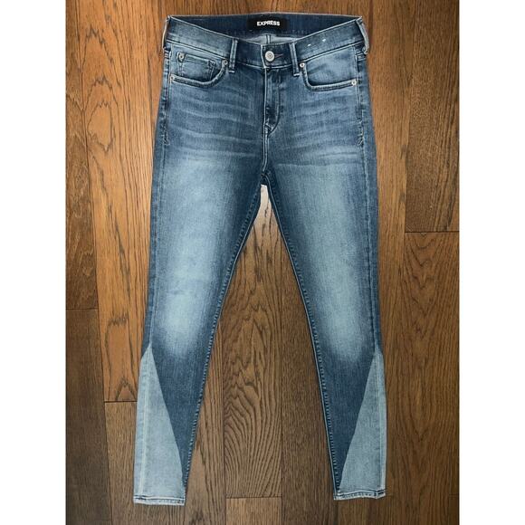 Express Denim - Express Mid Rise leggings 2R Stretch Performance Skinny 91% cotton